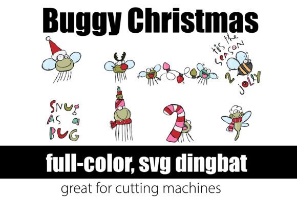 Buggy Christmas: A Whimsical Color Font Review for Holiday Branding