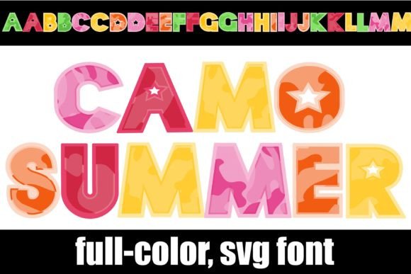 Camo Summer: The Color Font That Makes Campaigns Pop