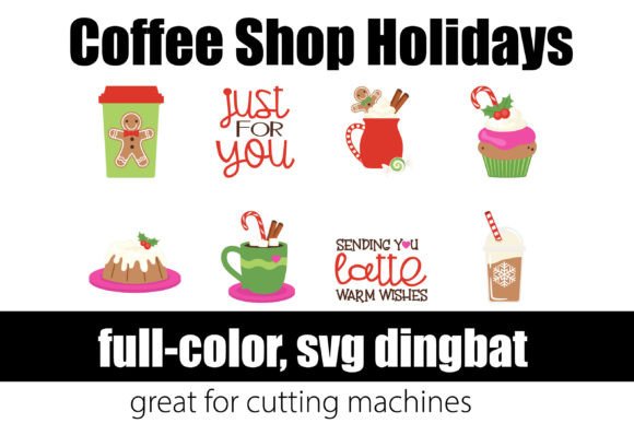 Coffee Shop Holidays: A Festive Color Typeface for Modern Web Design