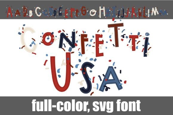 Confetti Usa: A Vibrant Typeface for Festive Brand Identity