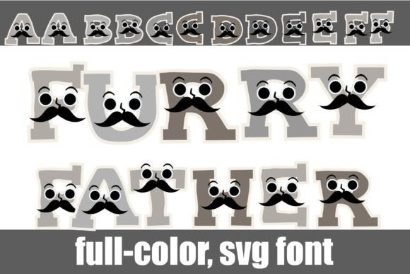 Furry Father: A Playful Serif for Editorial Design