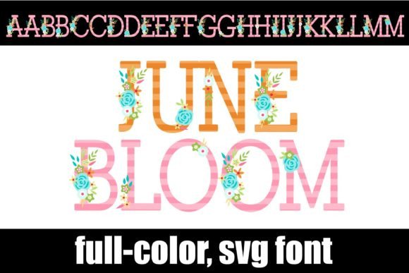 June Bloom: A Creative Font for Floral Brand Identity Projects