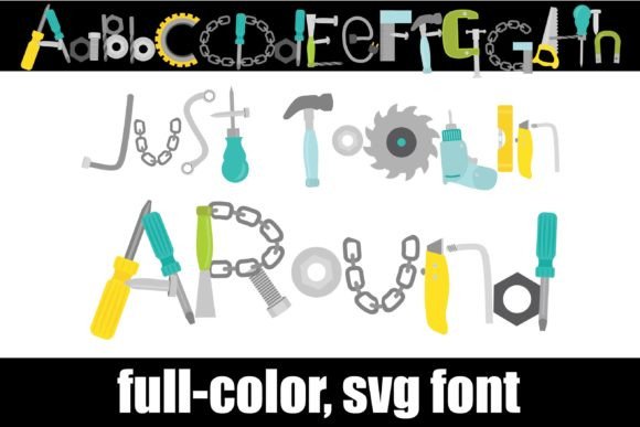 Just Toolin Around: A Creative Color Font for Bold Brand Identity