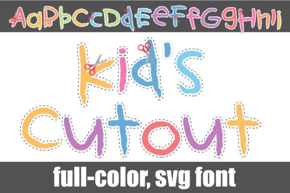 Kid s Cutout: A Playful Display Typeface for Editorial Design