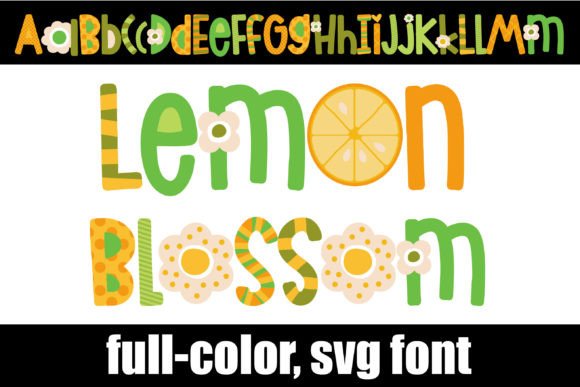 Lemon Blossom Typeface Review for Crafters