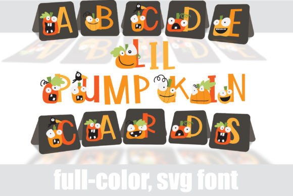 Lil Pumpkin Cards: A Playful Display Typeface for Seasonal Editorial Design