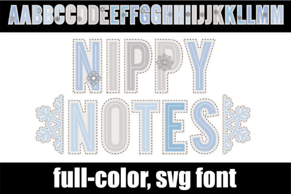 Nippy Notes: A Winter-Ready Creative Font for Branding