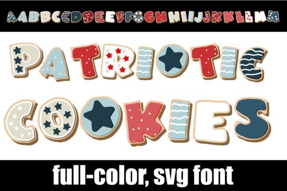 Patriotic Cookies: A Whimsical Serif Typeface for Digital Branding