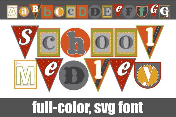 School Medley Typeface Review: A Colorful Add-On for Digital Branding