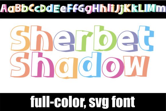 Sherbet Shadow: A Playful Display Typeface for Modern Editorial Design