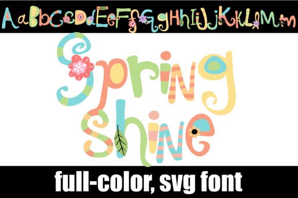 Spring Shine Typeface Review: A Fresh Take on Color Fonts for Branding