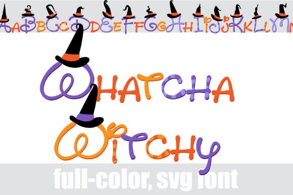 Whatcha Witchy: A Creative Color Font for Distinctive Brand Identity